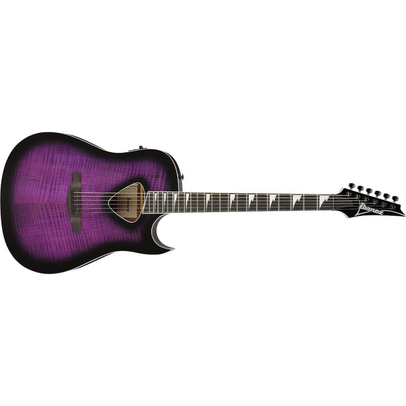 Ibanez ALT50FA Acoustic-Electric Guitar - Transparent Violet Sunburst High Gloss