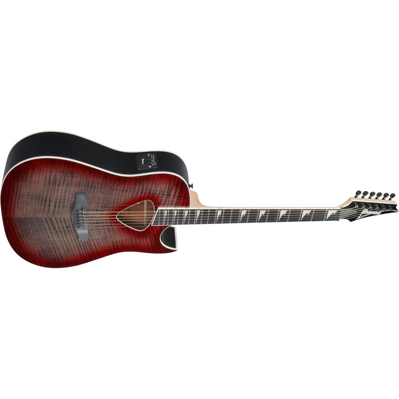 Ibanez ALT50FA Acoustic-Electric Guitar - Red Doom Burst High Gloss