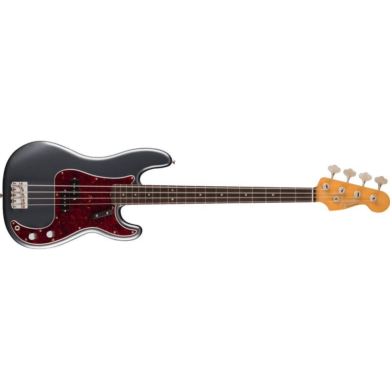 Fender Vintera II Road Worn 60s Precision 4-String Bass w/ Hardshell Case - Charcoal Frost Metallic