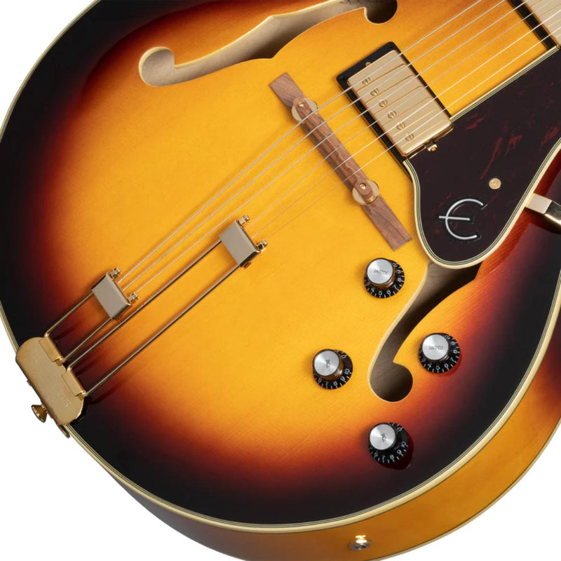 Epiphone Broadway Hollowbody Guitar w/ Gig Bag - Vintage Sunburst
