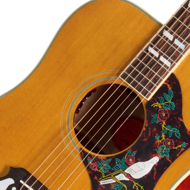 Epiphone 1963 Dove Reissue Inspired by Gibson Custom Acoustic-Electric Guitar w/ Hardshell case - Natural