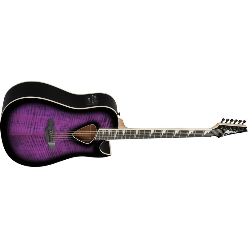 Ibanez ALT50FA Acoustic-Electric Guitar - Transparent Violet Sunburst High Gloss