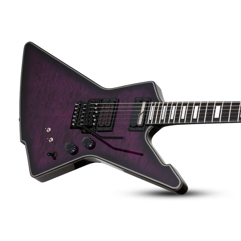 Schecter E-1 FR S Special Edition Guitar - Trans Purple Burst