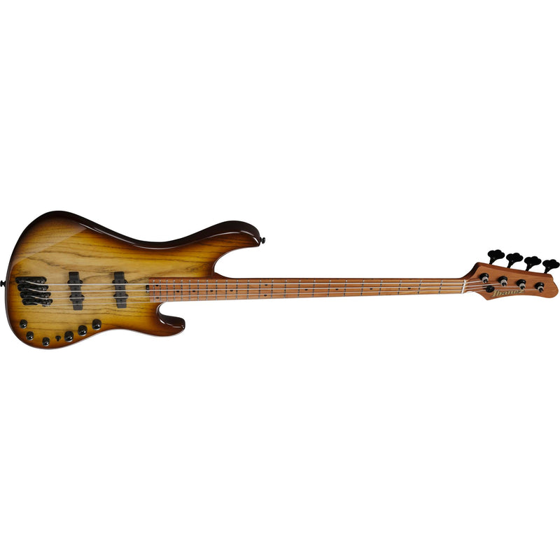 Ibanez Mode MDM1300 4-String Bass w/ Gig Bag - Natural Stained Amber Burst