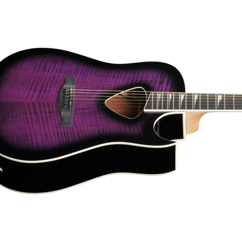 Ibanez ALT50FA Acoustic-Electric Guitar - Transparent Violet Sunburst High Gloss