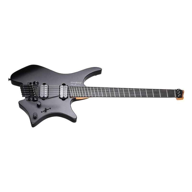 Strandberg Boden Metal NX 6 Tremolo Headless Multi-Scale Guitar w/ Gig Bag - Black Granite