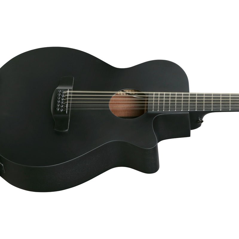 Ibanez AEG1221 12-string Acoustic-Electric Guitar - Black Out