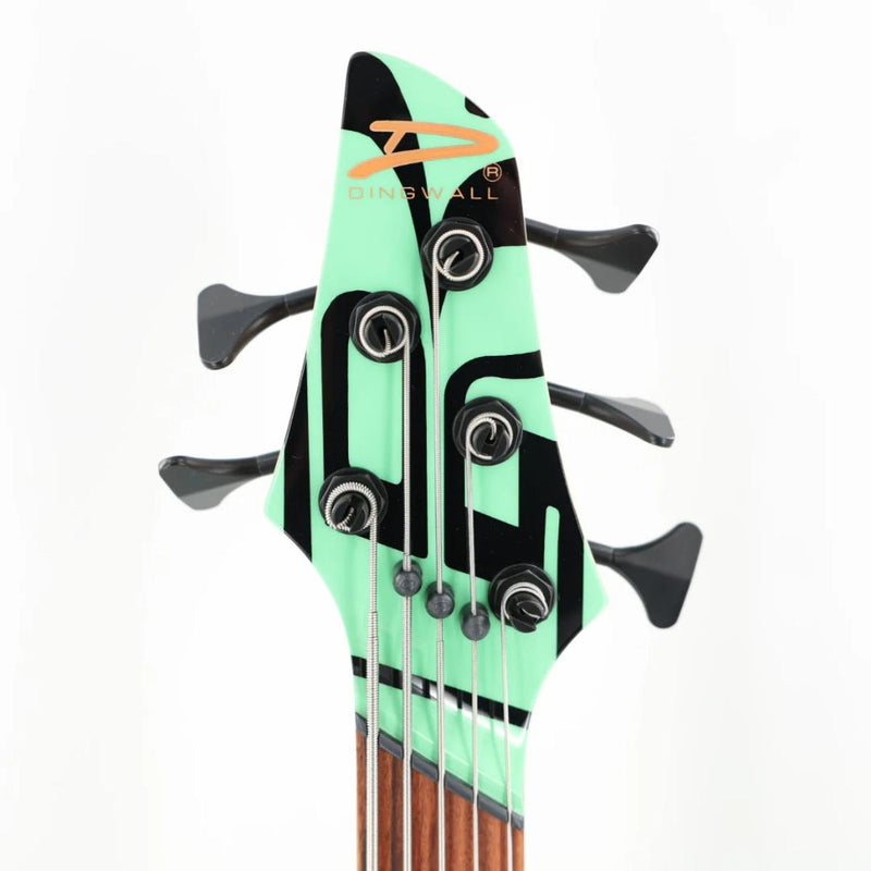 Dingwall John Taylor Signature 5 String Multi-Scale Bass w/ Padded Gig Bag - Seafoam Green