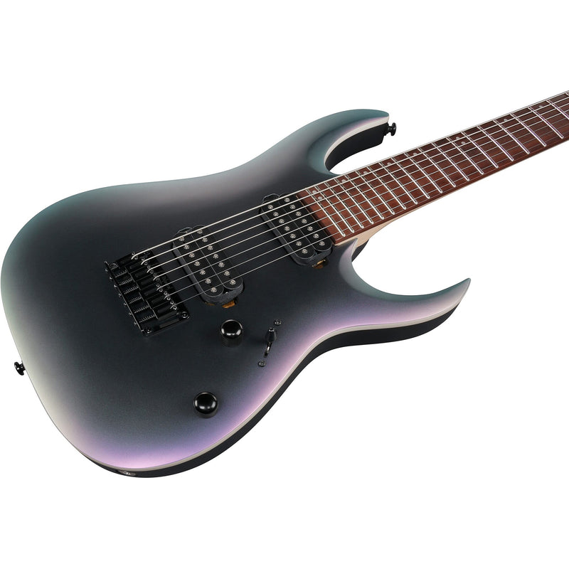 Ibanez RGA742EX RGA Standard 7-String Guitar - Black Aurora Burst Matte