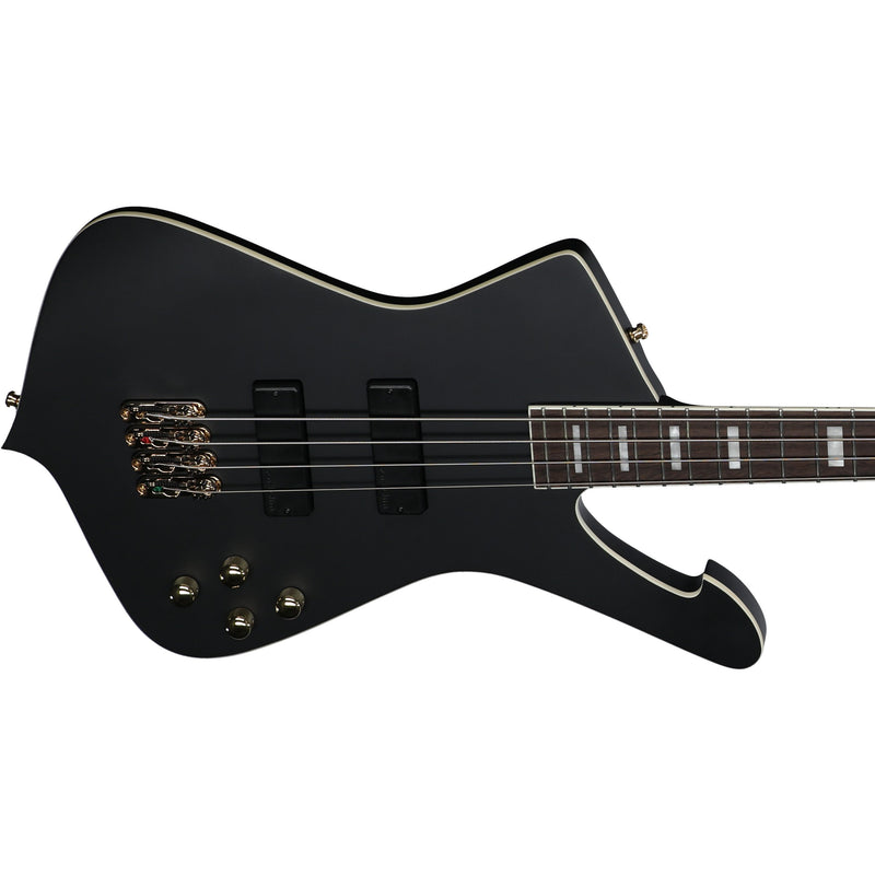 Ibanez ICB620 ICB 4-String Bass w/ Bartolini Pickups & Bag - Black Flat