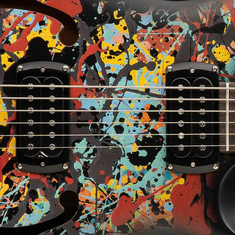 Paul Reed Smith SE Ed Sheeran Cosmic Splash Ltd Ed Hollow Body I Baritone Guitar w/ Gig Bag - Cosmic Splash