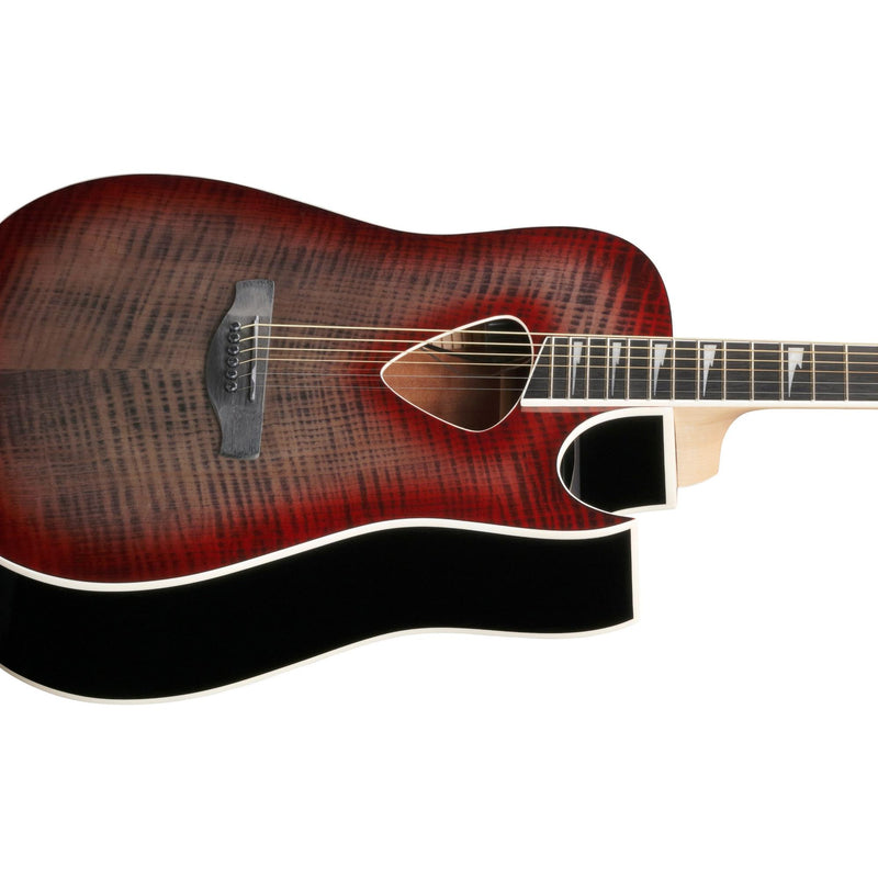 Ibanez ALT50FA Acoustic-Electric Guitar - Red Doom Burst High Gloss