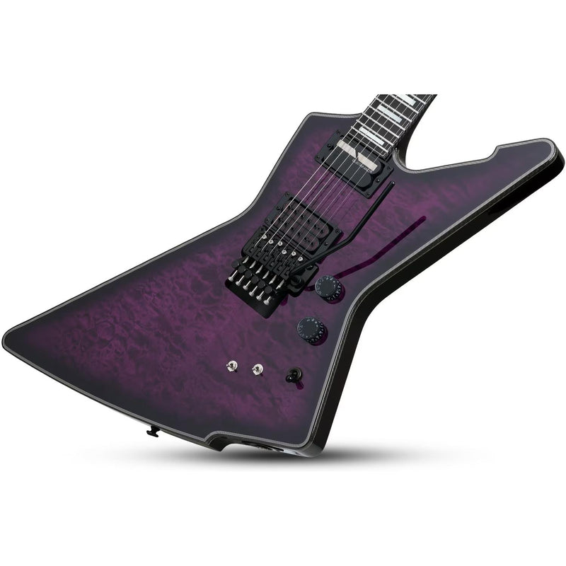 Schecter E-1 FR S Special Edition Guitar - Trans Purple Burst