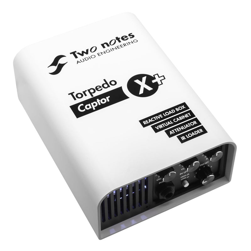 Two Notes Torpedo Captor X + Reactive Loadbox DI and Attenuator - 8 ohm