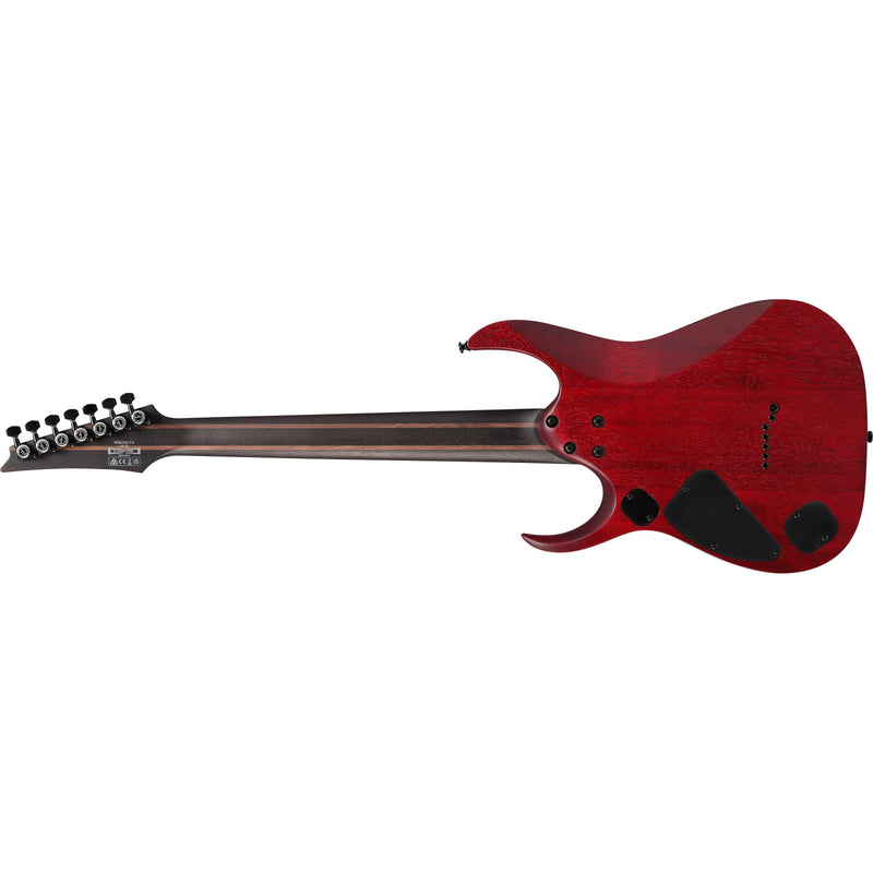 Ibanez RGD721FA RGD 7-String Guitar w/ Dimarzio Pickups  - Stained Wine Red Bust Flat