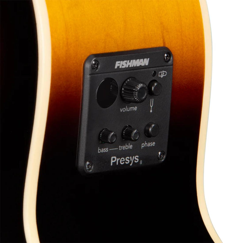 Epiphone J-200 Studio EC Acoustic-Electric Guitar w/ Gig Bag - Vintage Sunburst