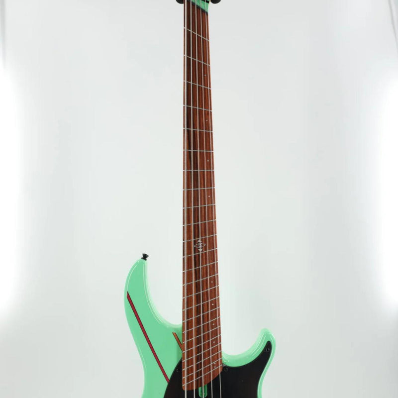 Dingwall John Taylor Signature 5 String Multi-Scale Bass w/ Padded Gig Bag - Seafoam Green