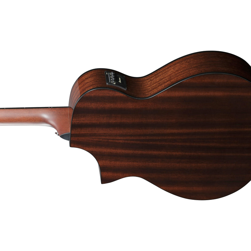 Ibanez AEWC16QA Acoustic-Electric Guitar  -  Transparent Black Sunburst