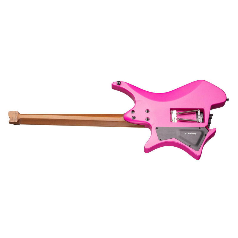 Strandberg Boden Standard N2.6T Headless Multi-Scale Guitar w/ Seymour Duncan Pickups & Gig Bag - Electric Fuchsia Metallic