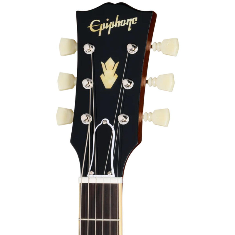 Epiphone 1962 ES-335 Reissue Inspired by Gibson Custom Semi-Hollow Guitar w/ Hardshell Case - Vintage Burst