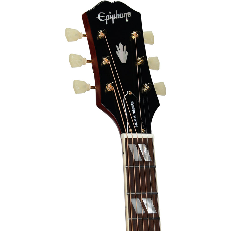 Epiphone Hummingbird Standard Acoustic-Electric Guitar w/ Fishman Electronics & Premium Gig Bag - Cherry Sunburst