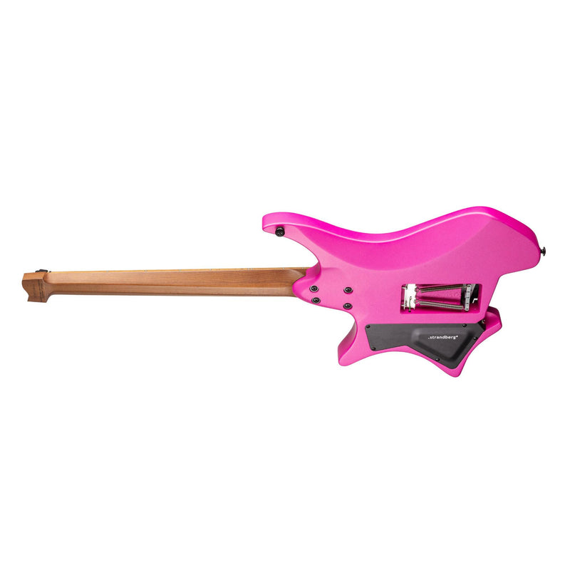 Strandberg Boden Standard N2.6T Headless Multi-Scale Guitar w/ Seymour Duncan Pickups & Gig Bag - Electric Fuchsia Metallic