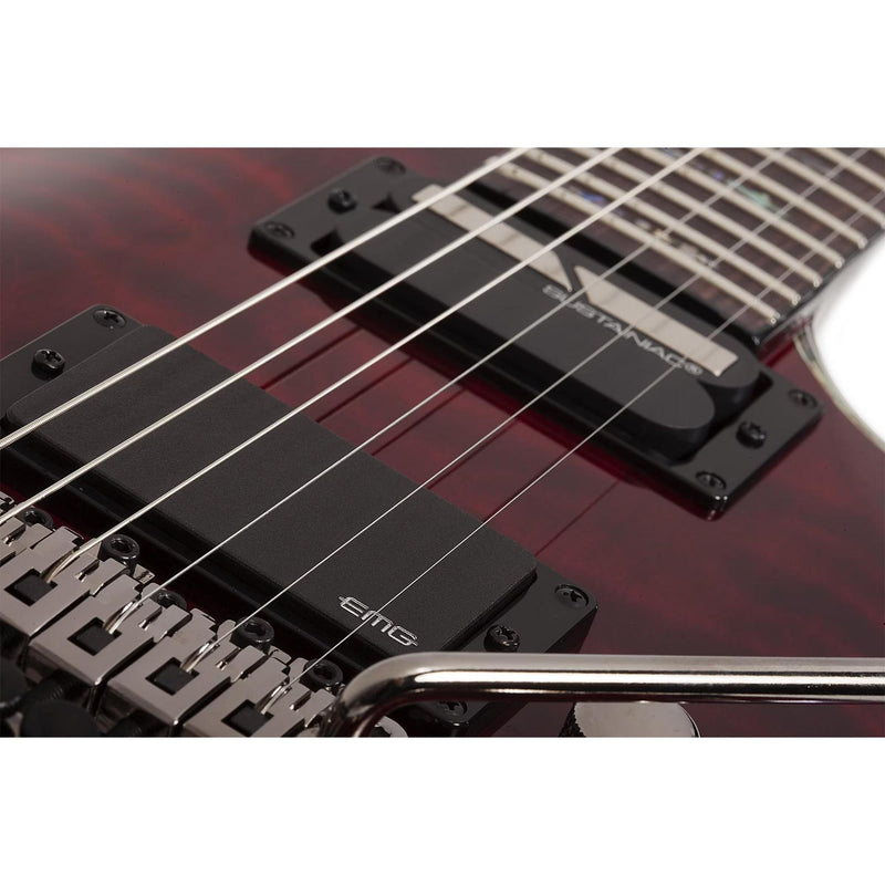 Schecter Hellraiser C-1 FR S Guitar - Black Cherry
