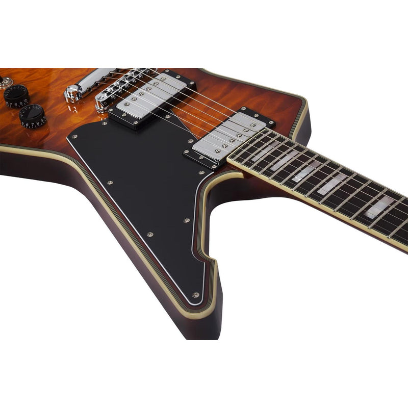 Schecter E-1 Custom Special Edition Guitar - Vintage Sunburst