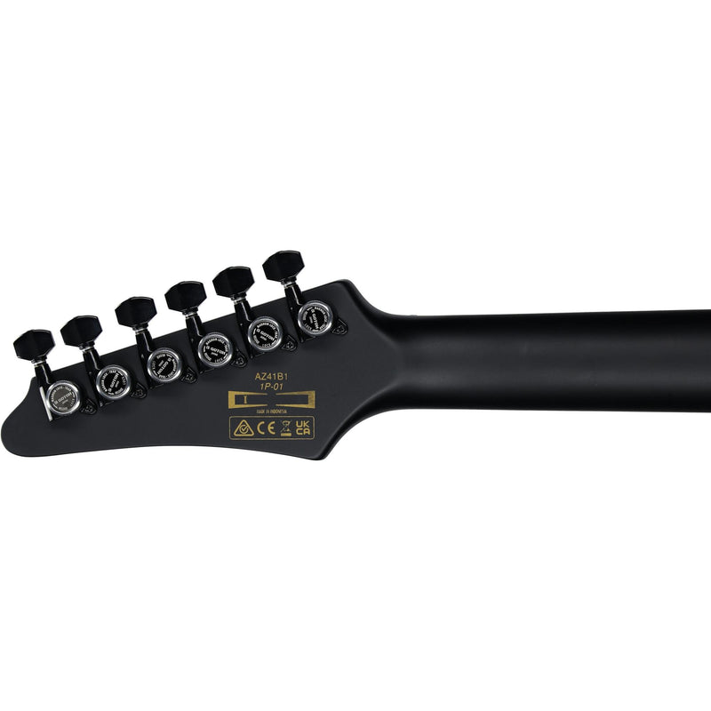 Ibanez AZ41B1 AZ Iron Label Guitar w/ Dimarzio Pickuops - Black Flat