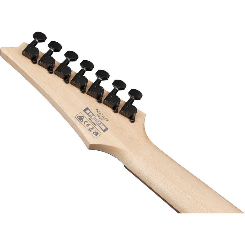 Ibanez RGA742EX RGA Standard 7-String Guitar - Black Aurora Burst Matte