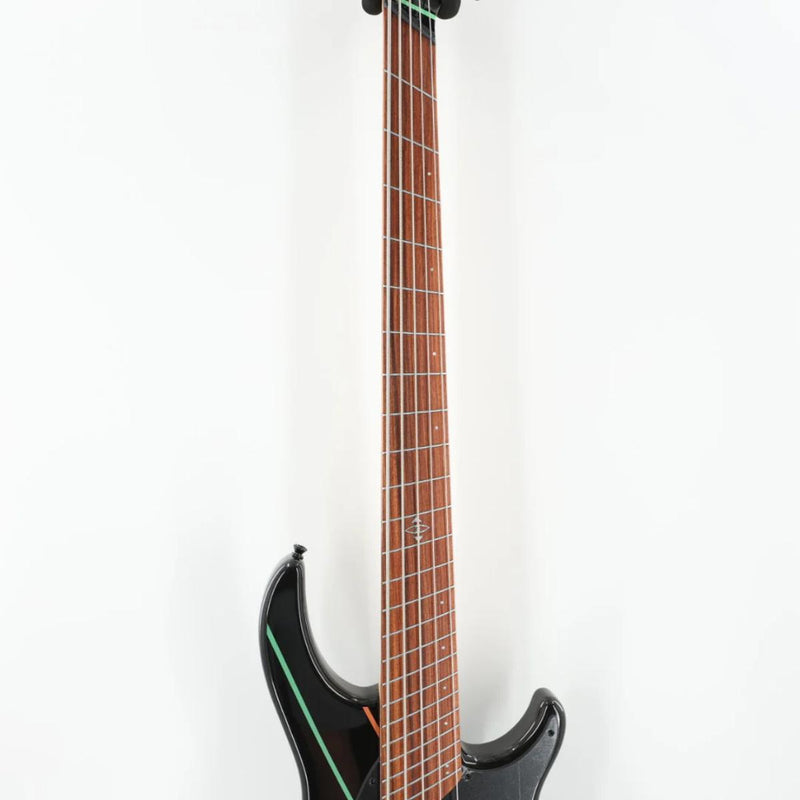 Dingwall John Taylor Signature 5 String Multi-Scale Bass w/ Padded Gig Bag - Metallic Black