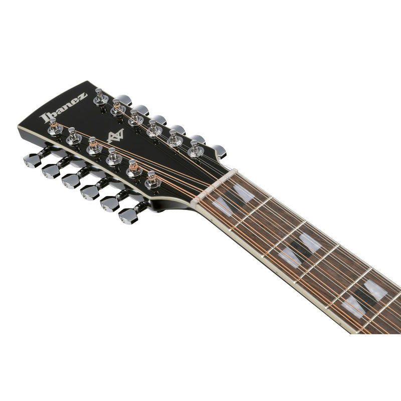 Ibanez AJ7012M1E Artwood Jumbo 12-String Acoustic-Electric Guitar - Black