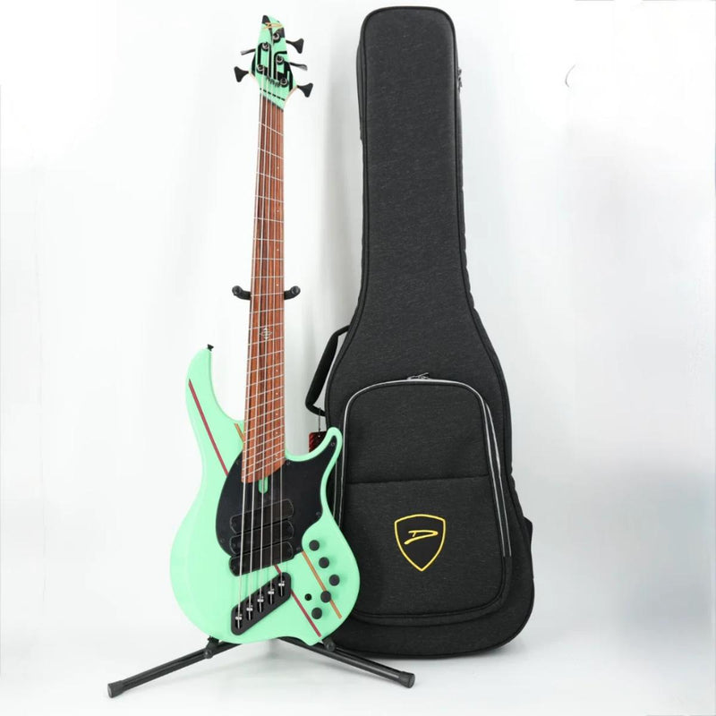 Dingwall John Taylor Signature 5 String Multi-Scale Bass w/ Padded Gig Bag - Seafoam Green