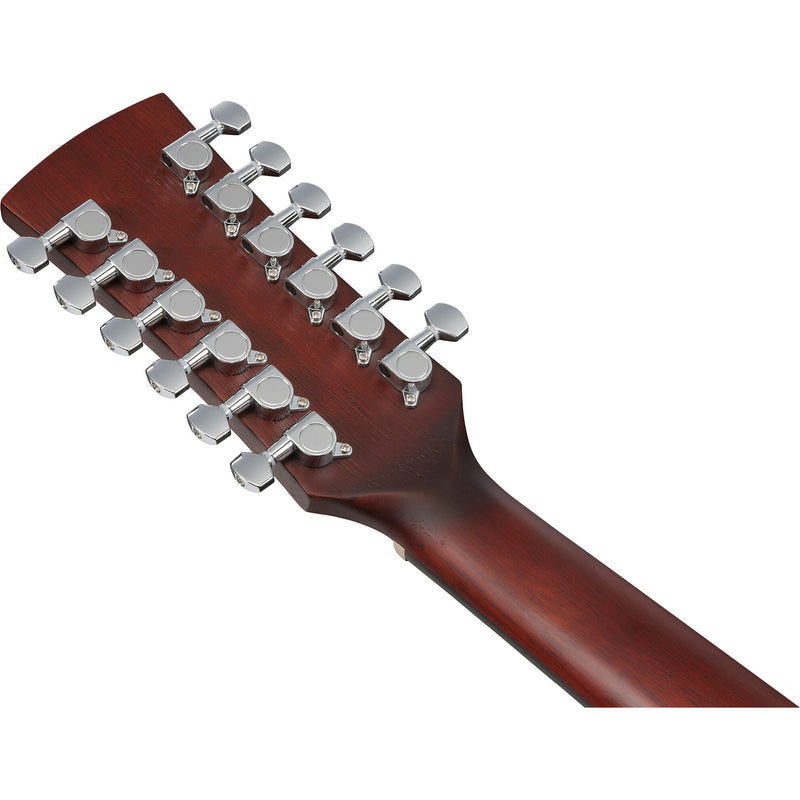 Ibanez PF5412 Acoustic 12-String Guitar - Weathered Black Open Pore Top