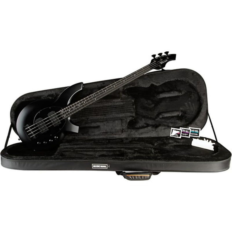 Music Man Bongo HH 4-String Bass w/ Softshell Case - Stealth Black