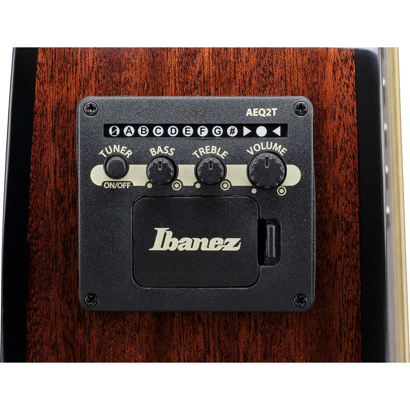 Ibanez AEWC16QA Acoustic-Electric Guitar -  Transparent Blue Sunburst