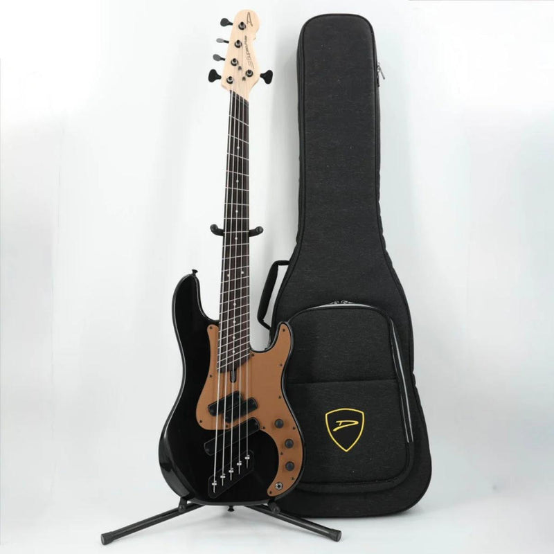 Dingwall SP1 5 Multi-Scale 5-String Bas w/ Padded Gig Bag - Metallic Black
