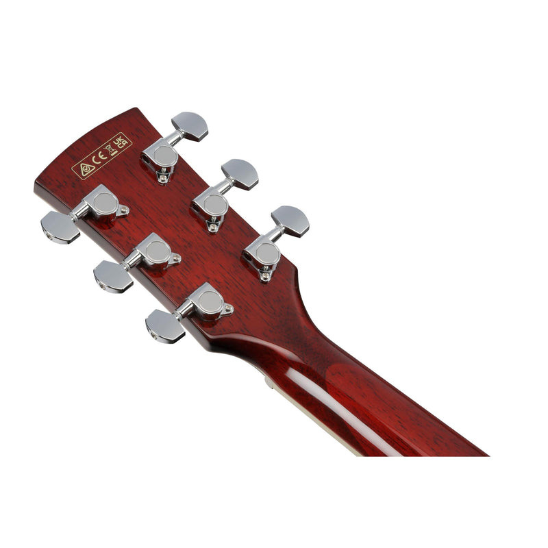 Ibanez AJ70M1E Artwood Jumbo Acoustic-Electric Guitar - Wine Red