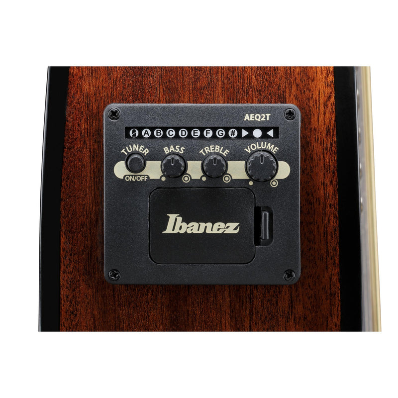 Ibanez AEWC16Q Acoustic-Electric Guitar - Trans Emerald Burst