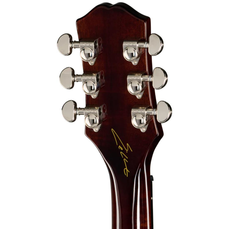 Epiphone Eric Church Signature Hummingbird Dark Studio Acoustic-Electric Guitar w/ Hardshell Case - Cobra Burst