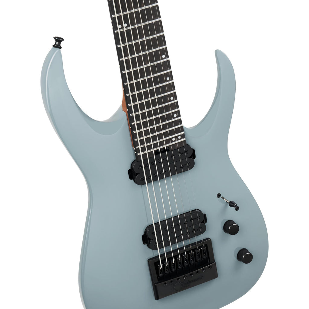 Jackson Pro Plus Series Signature Misha Mansoor Juggernaut ET8 8-String Guitar w/ Gig Bag - Nardo Gray