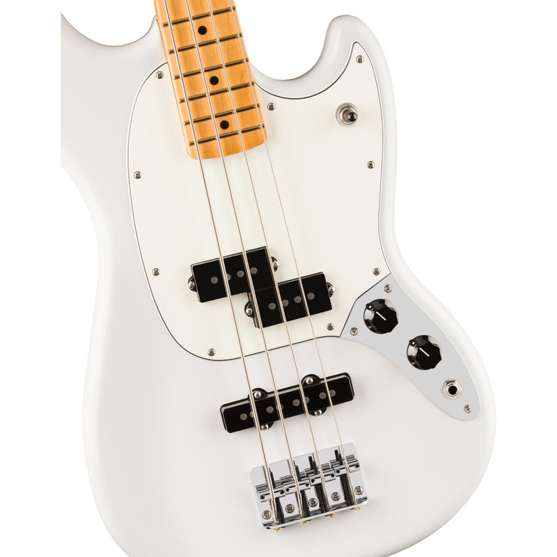 Fender Player II Mustang Bass PJ w/Maple Fingerboard - Polar White