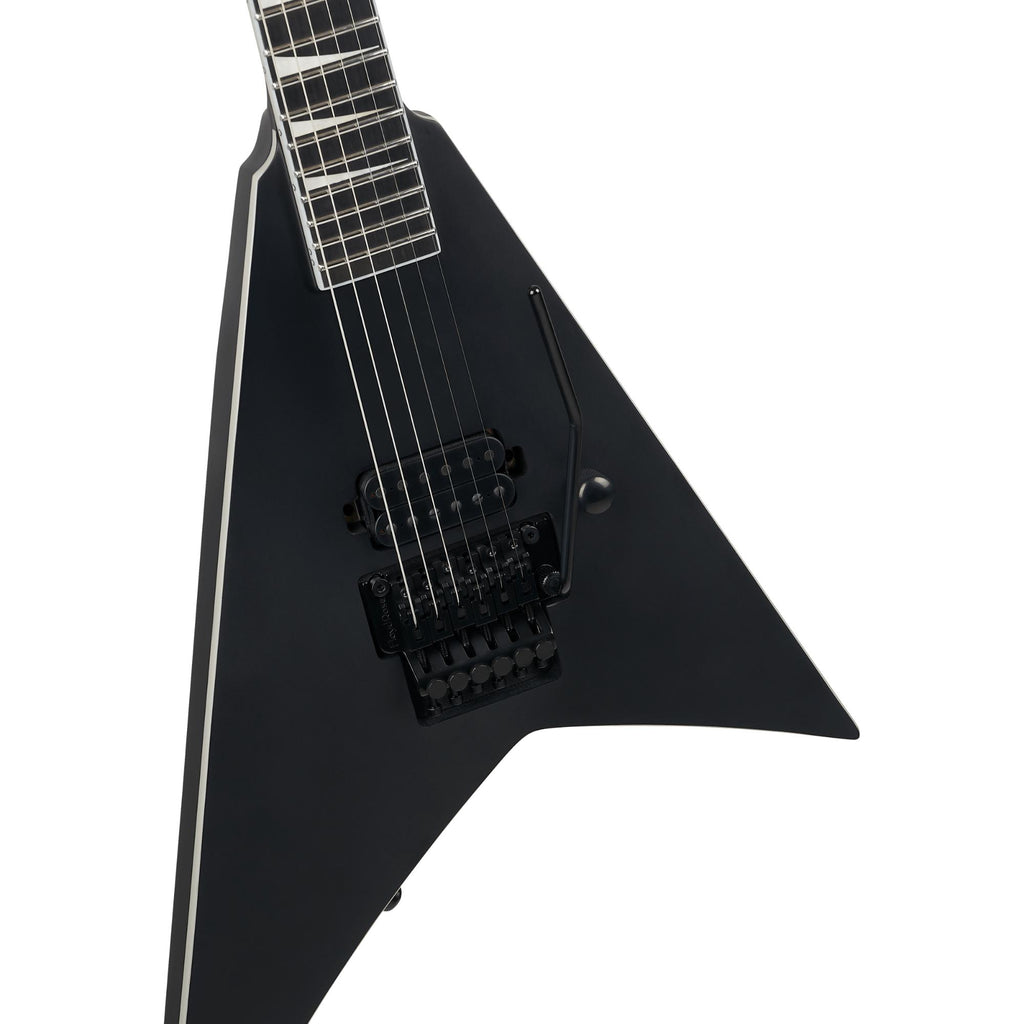 Jackson Pro Plus Pure Metal Limited Edition Rhoads RR1A Guitar w/ Bare Knuckles Pickup & Gig Bag - Satin Black