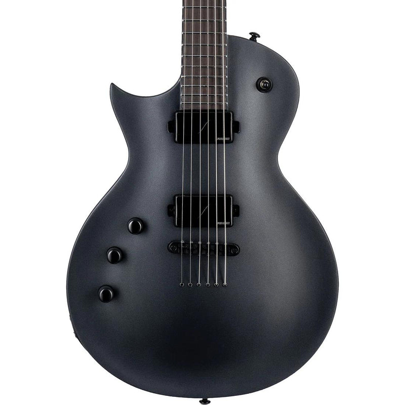 ESP LTD Eclipse EC-1000 Baritone Left Handed Guitar w/ Fishman Fluence Pickups - Charcoal Metallic Satin
