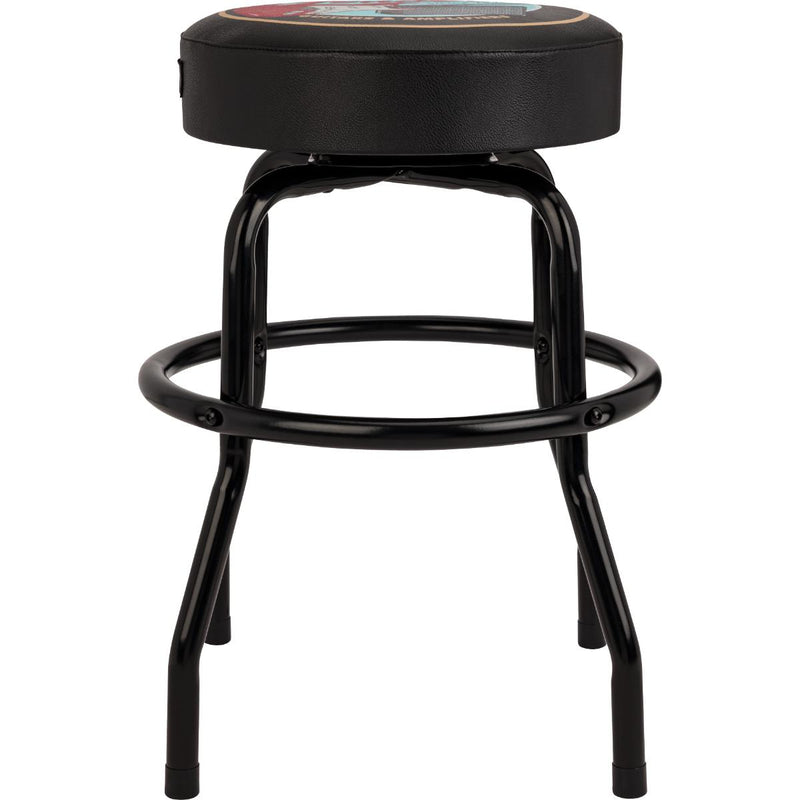 Fender Guitars & Amps Pick Pouch Barstool - Black/Black - 24in