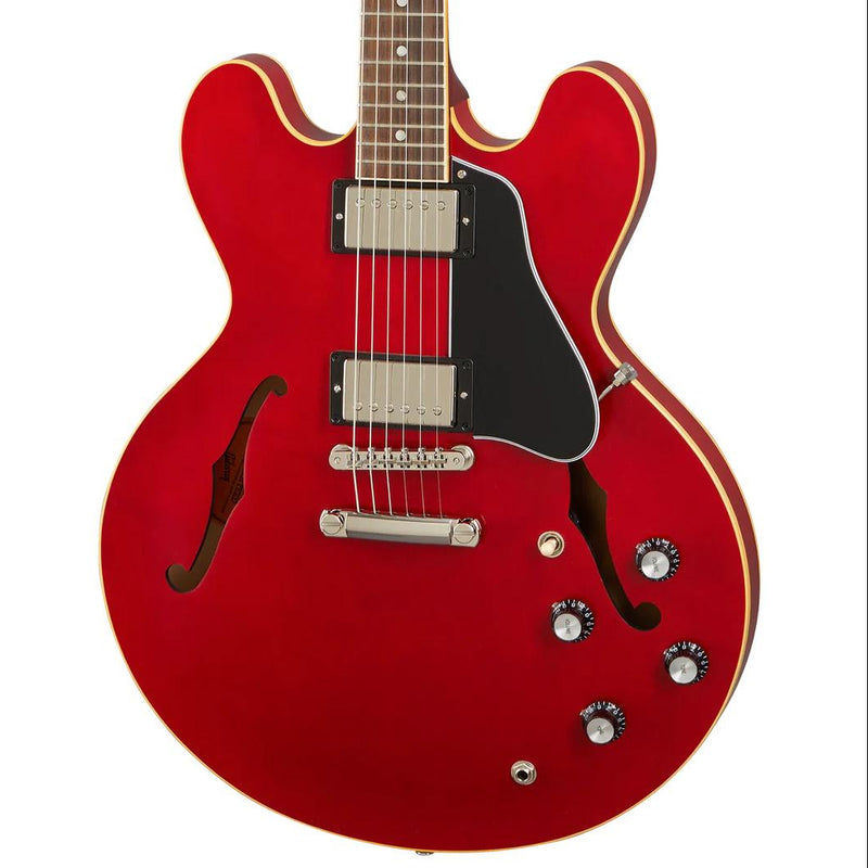 Gibson ES-335 Satin Semi-Hollow Guitar w/ Hardshell Case - Satin Cherry