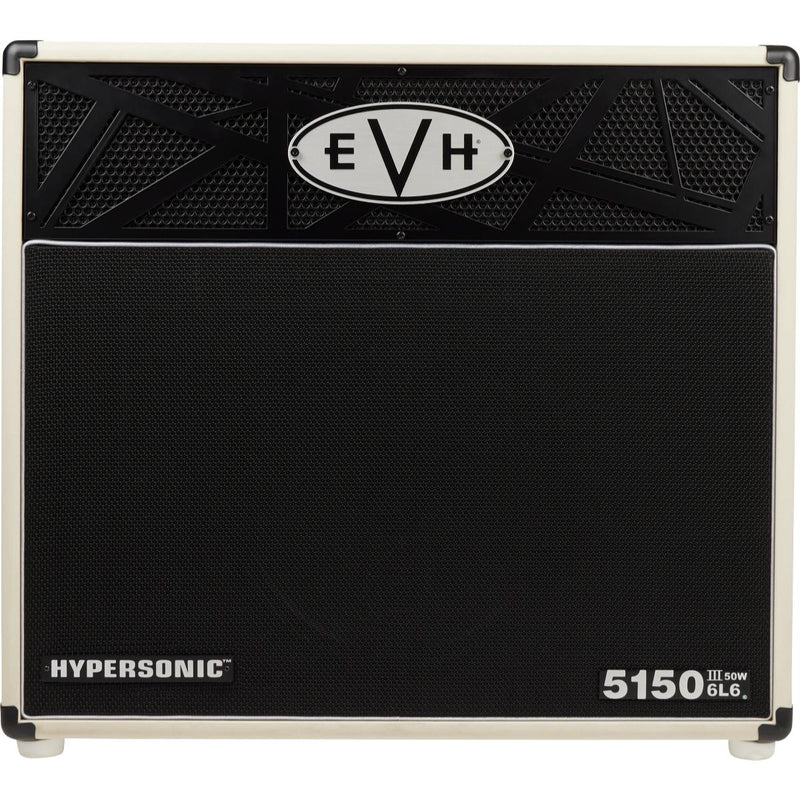 EVH 5150III Hypersonic 6L6 50 Watt 1x12" Guitar Amplifier Combo - Ivory