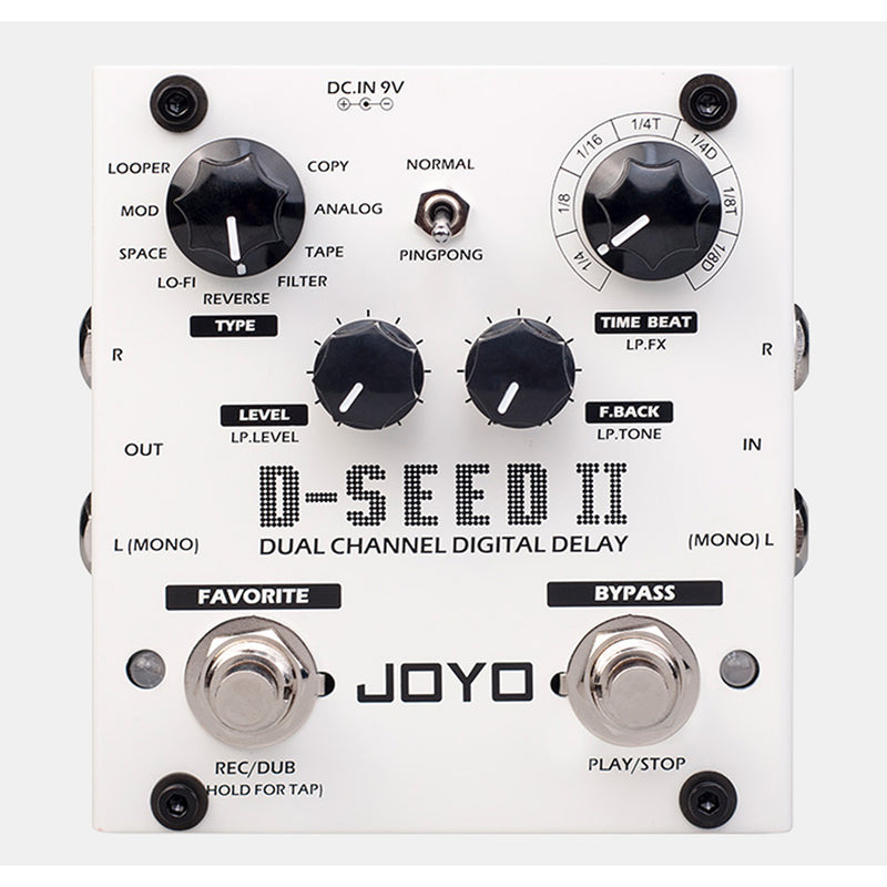 JOYO D-SEED II Stereo Multi Delay Pedal