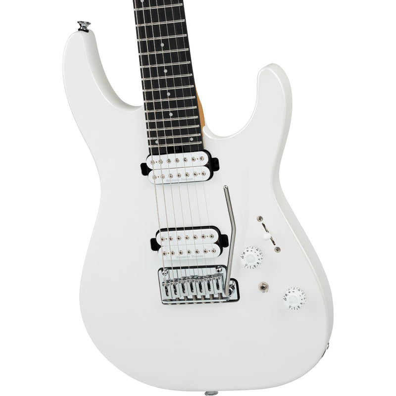 Charvel Pro-Mod Plus 7-String Limited Edition DK24-7 HH 2PT EB Guitar w/ Seymour Duncan Pickups & Gig Bag - Celestial Silk