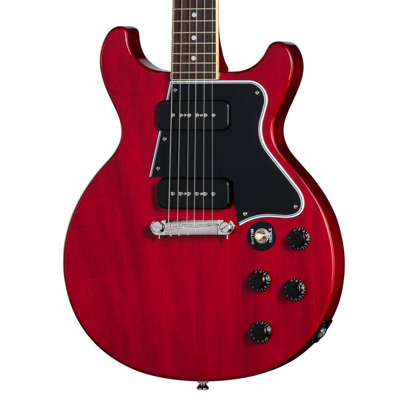 Epiphone Les Paul Special Double Cut Guitar w/ Gig Bag - Cherry Red